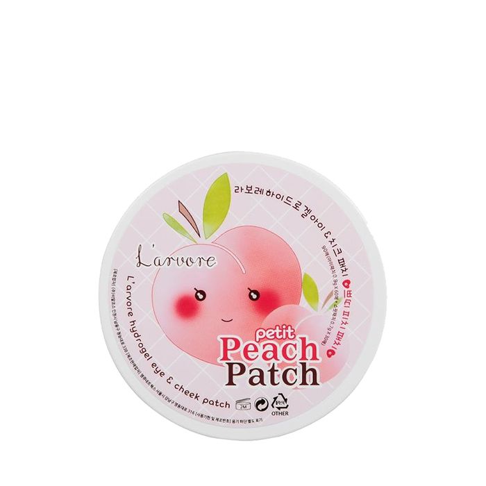 Гидрогелевые патчи для глаз L’arvore Hydrogel Eye &amp; Cheek Petit Peach Patch