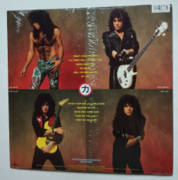 Винтажная виниловая пластинка LP Kiss Crazy Nights (USA 1987)