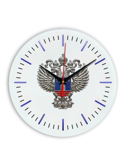 Настенные часы "Эмблема Минстрой 02 52" Декор для дома, подарок