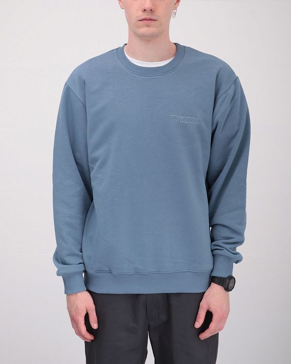Толстовка Crewneck Синяя - фото 4