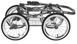 Детская коляска Roan Bass Next Classic d14 3 в 1 с автокреслом Avionaut Silver Black RCL253/1 Steel Grey