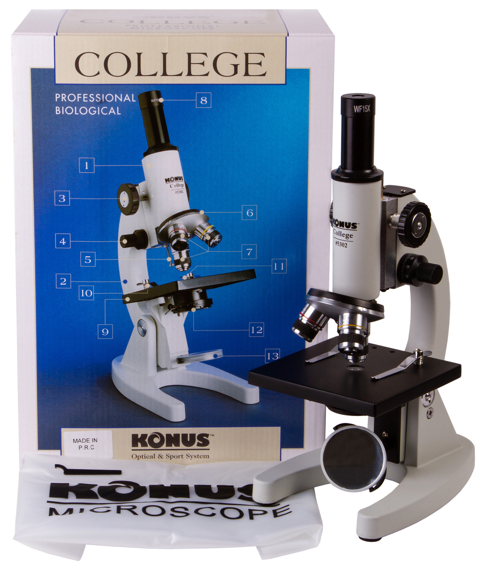 Микроскоп Konus College 600x
