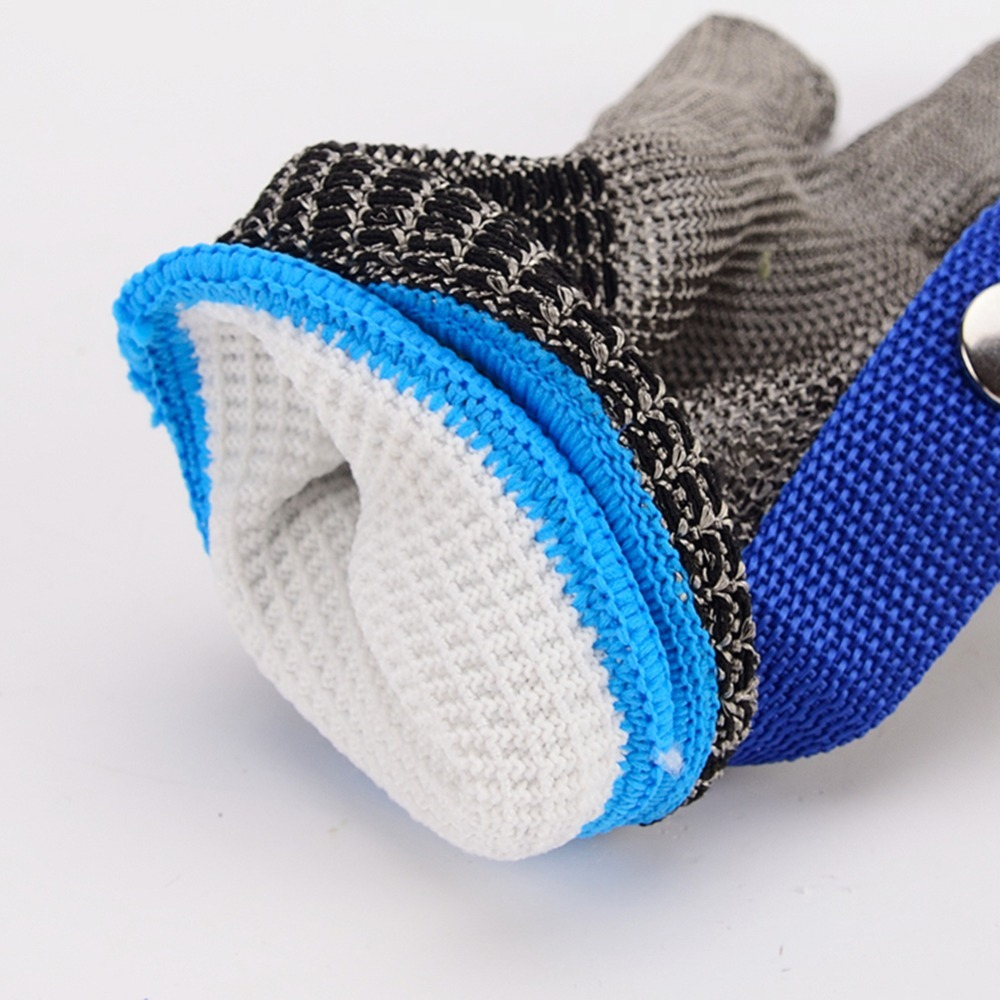 Перчатка кольчужная пятипалая красная Китай