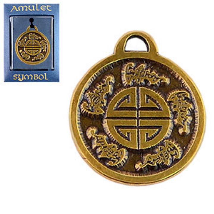 Амулет The Cult № 23 Символ Пяти благ, латунь