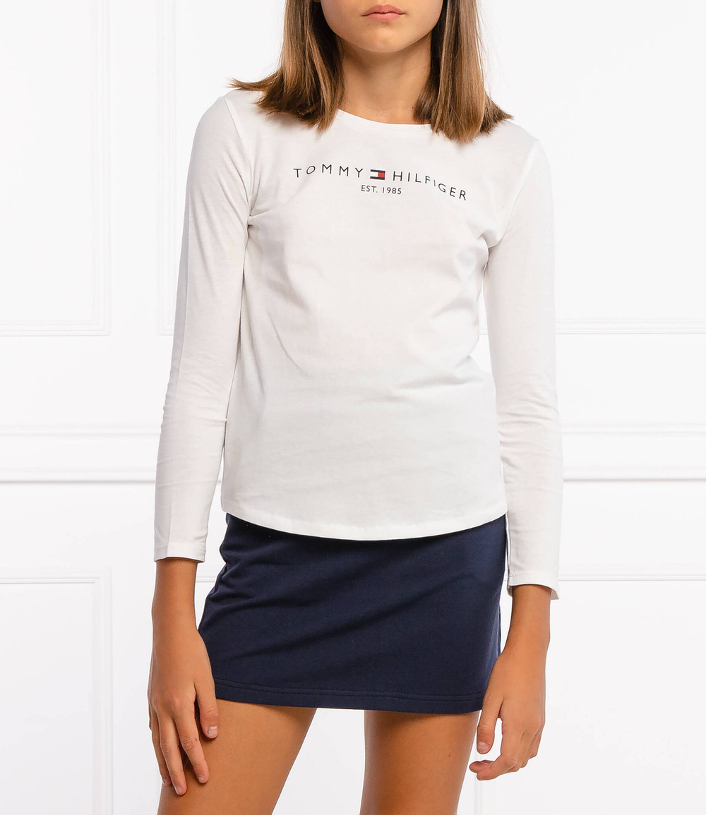 лонгслив essential Tommy Hilfiger - белый(KG0KG05247)