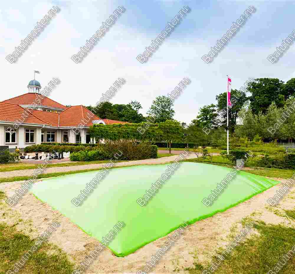 Надувная подушка для установки в грунт «Зелёная долина», 20×10×2,5 м