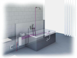 Слив-перелив Grohe Talentofill 28990000 полуавтомат с наливом Белый