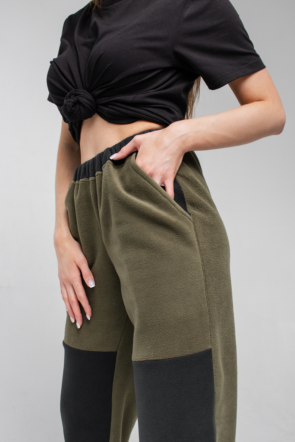 Флисовый костюм женский комби