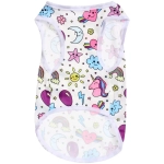 Майка для кошек и собак мелких пород «БРО на стиле», яркая радуга, размер S (длина спинки 26см, объем груди 32см, от 2 до 4кг)