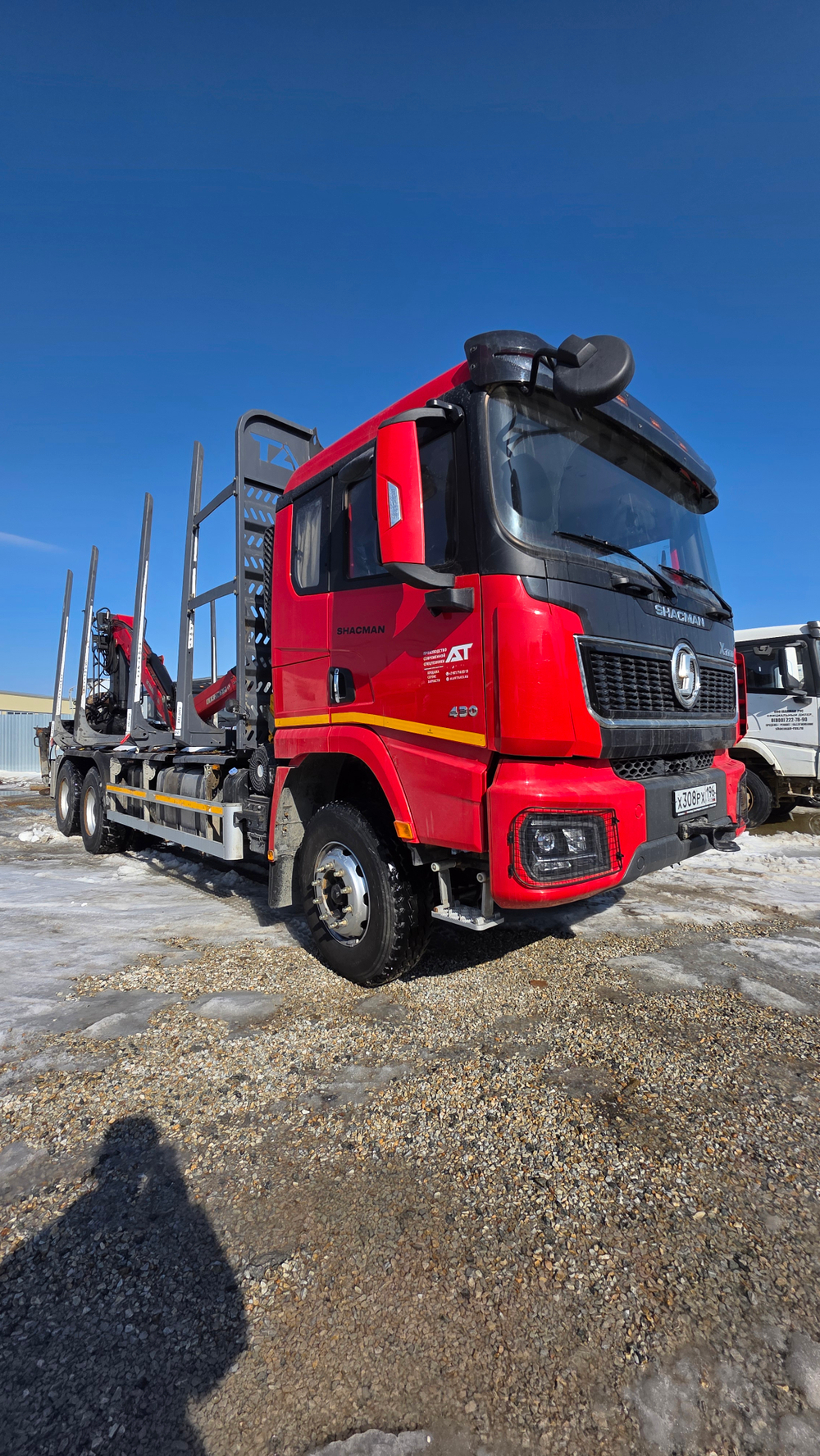 Shacman (Shaanxi) SX* 6x4 Сортиментовоз с КМУ ТF31SM (Дизельный, 11.6 л, 423 л.с. МТ)