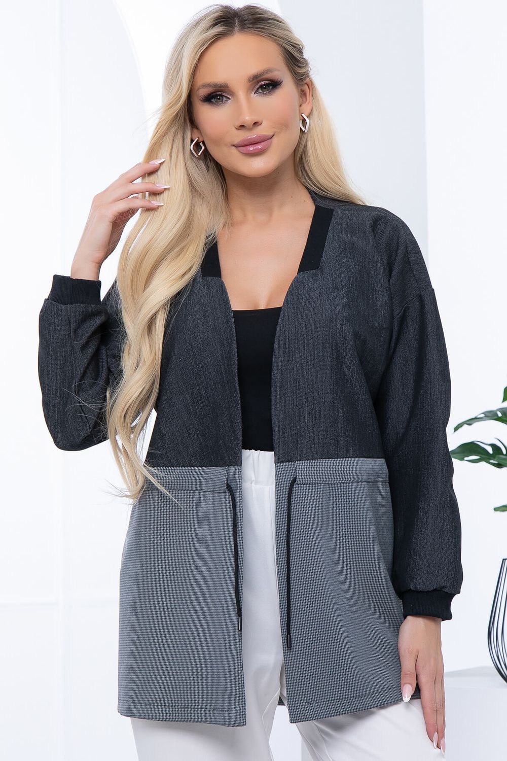 Жакет "На стиле" (графит) Б6735 LT Collection