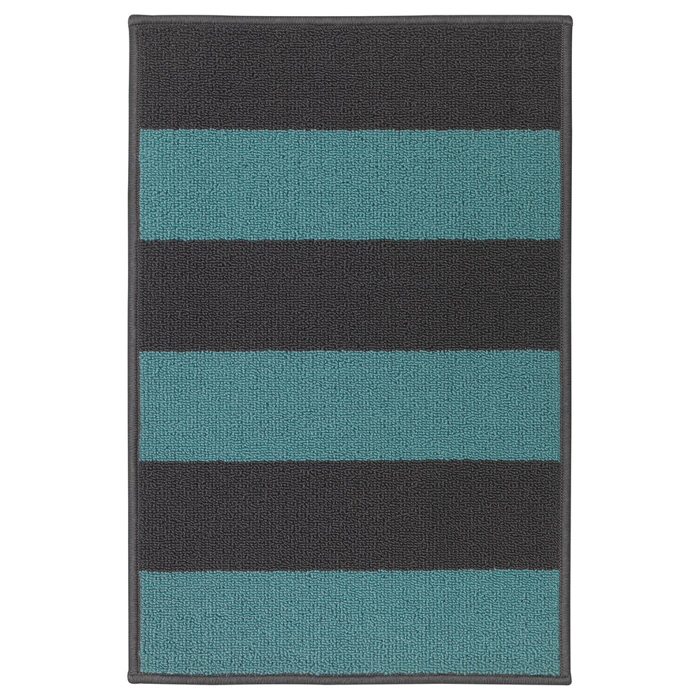 Придверный коврик IKEA HALSTED (ХОЛСТЕД), Серый / Синий, 44x66 см