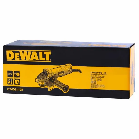 Угловая шлифмашина "DeWALT" DWE 8110S