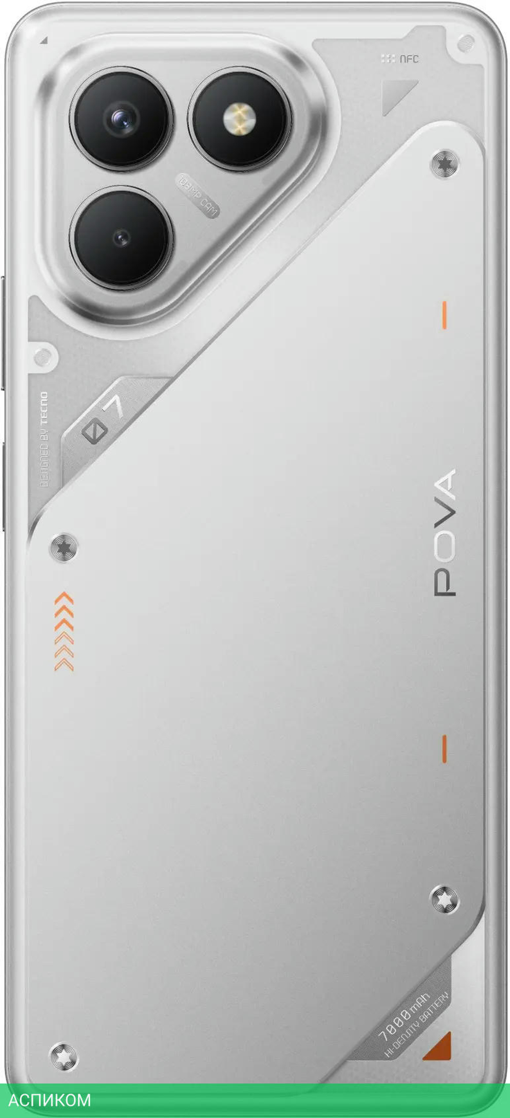 Смартфон Tecno Pova 7 Neo 8GB/128GB Magic Silver (LJ6)