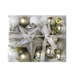 Набор украшений шары 29шт 3см,наконечник 1шт,золото SY20B-004