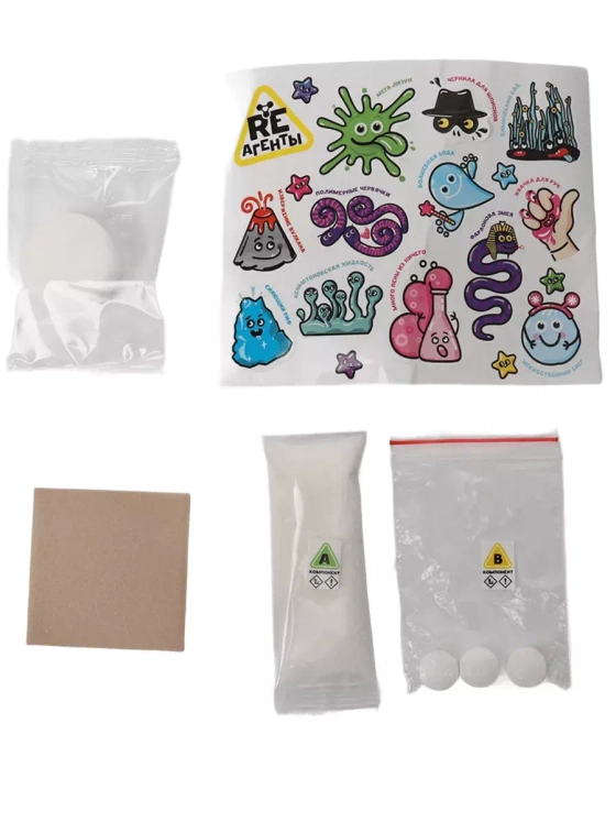 Набор для опытов Фараонова змея и Искусственный снег