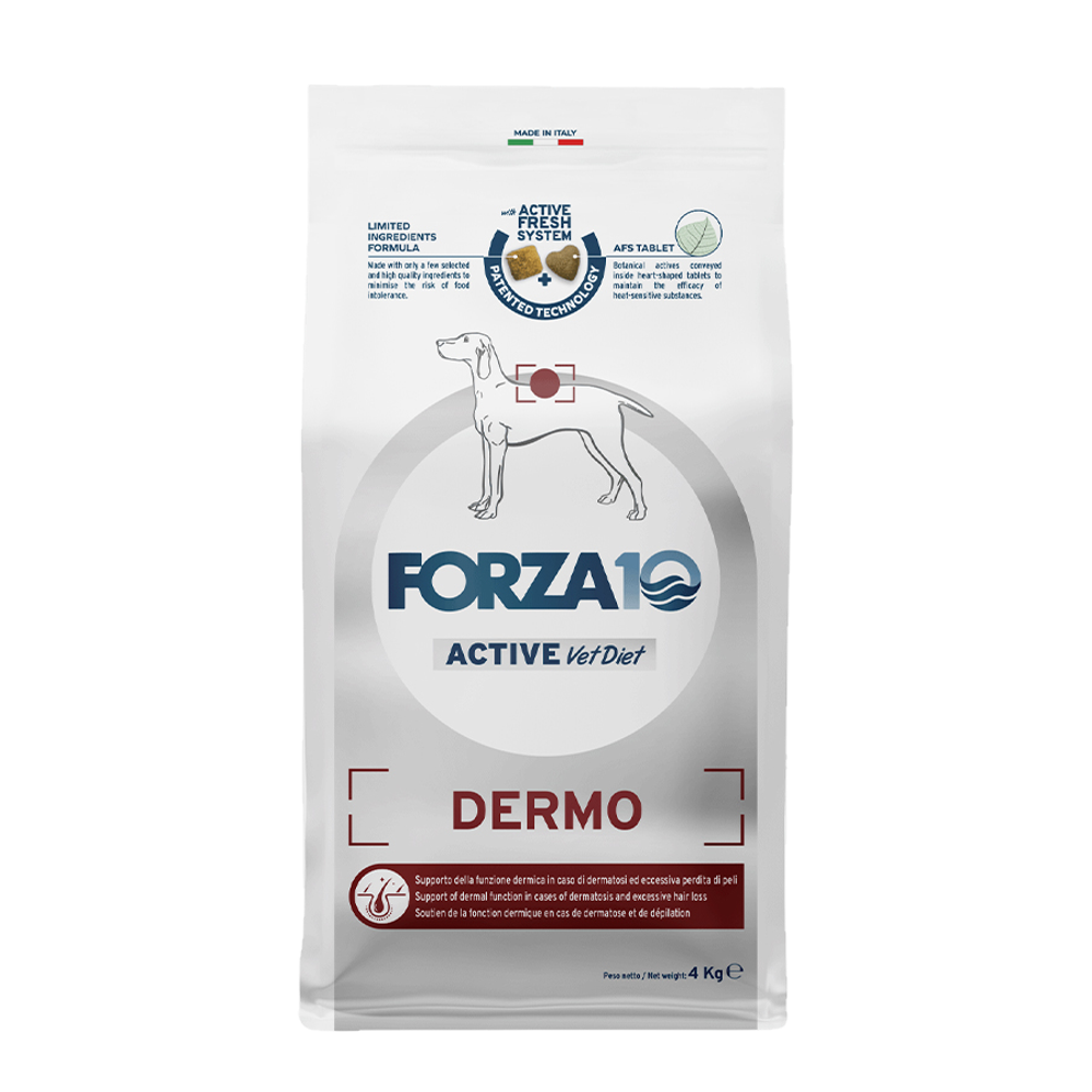Сухой ветеринарный корм Forza10 Dermo Active для собак с патологиями кожи и её производных