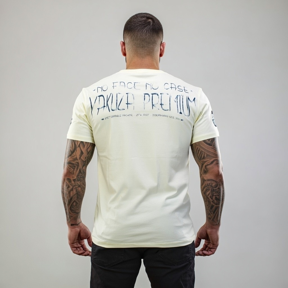 Футболка светло-желтая Yakuza Premium 4003