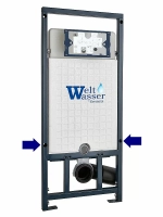 Унитаз подвесной WeltWasser WW MERZBACH 10000014153 с крышкой микролифт, безободковый, смыв торнадо, в комплекте с инсталяцией, черный матовый