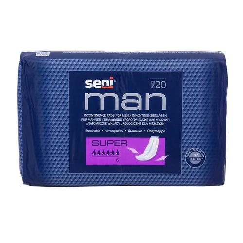 Seni Man Super урологические прокладки для мужчин, 20 шт