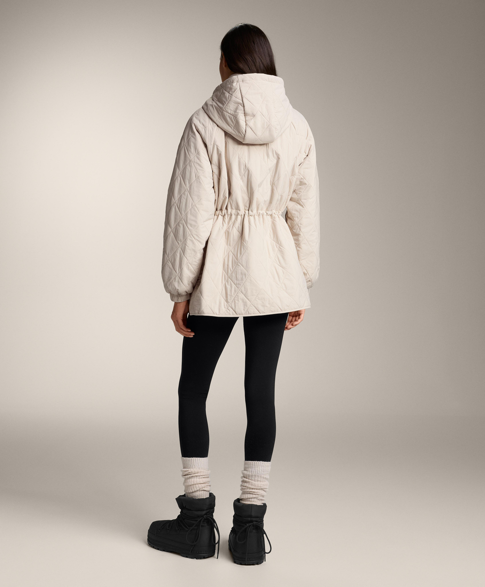 Oysho Длинная стеганая куртка FELLEX® с AEROGEL, норка