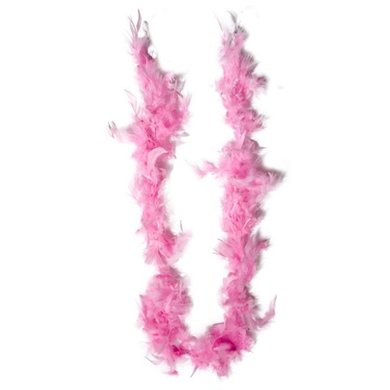 Боа в розовом цвете, 130 см