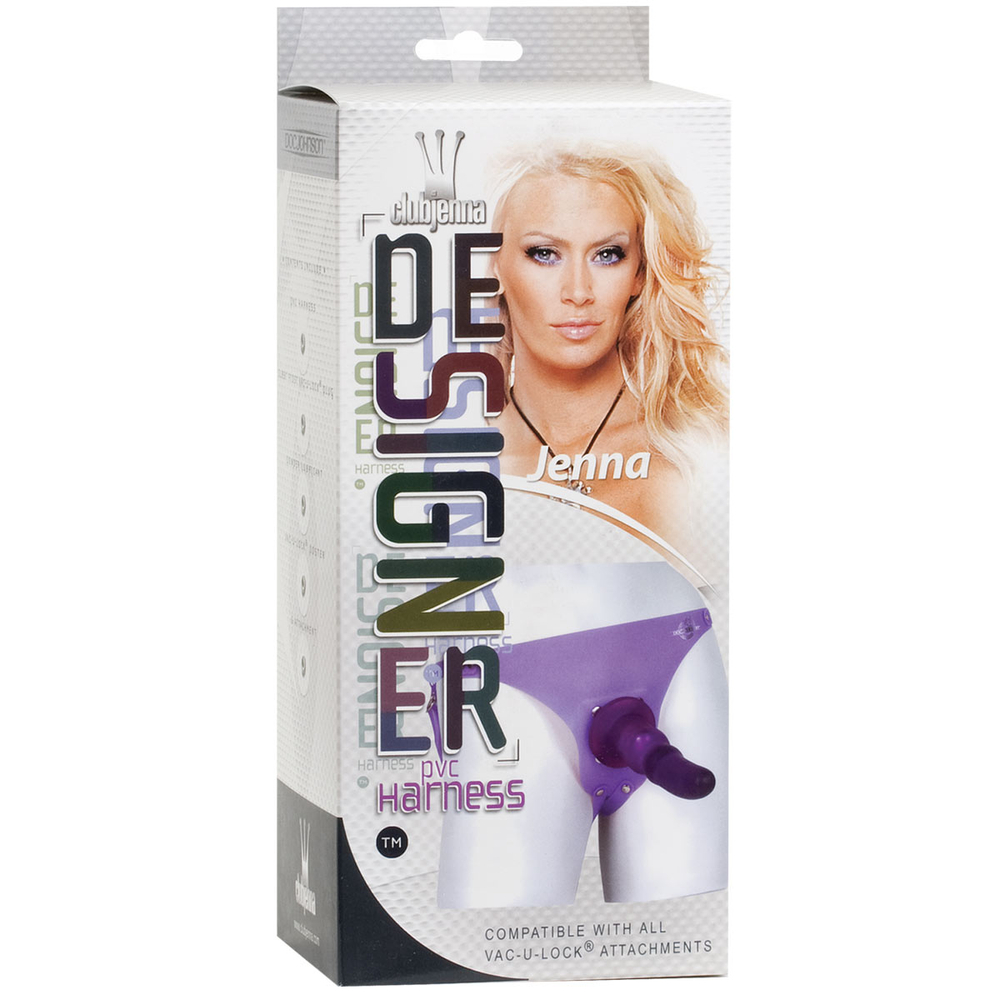 Фиолетовые трусики с насадкой Jenna