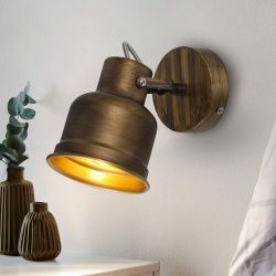 Светильник настенно-потолочный спот Rivoli Inessa 7035-701 поворотный 1 х Е27 40 Вт