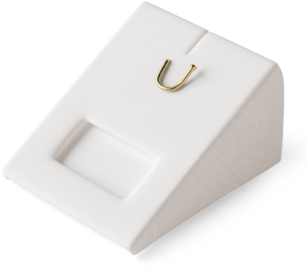 Вкладыш 08 стойка под подвеску (1 крючок) с окошком для бирки, прорезь для нитки