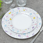 Тарелка обеденная 23см Мозаика