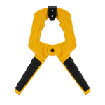 Струбцина клещеобразная, усиленная 80 х 60 мм, двухкомпонентные рукоятки Denzel