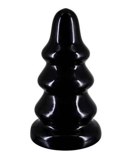 Черная анальная пробка MAGNUM 18 - 20,5 см.