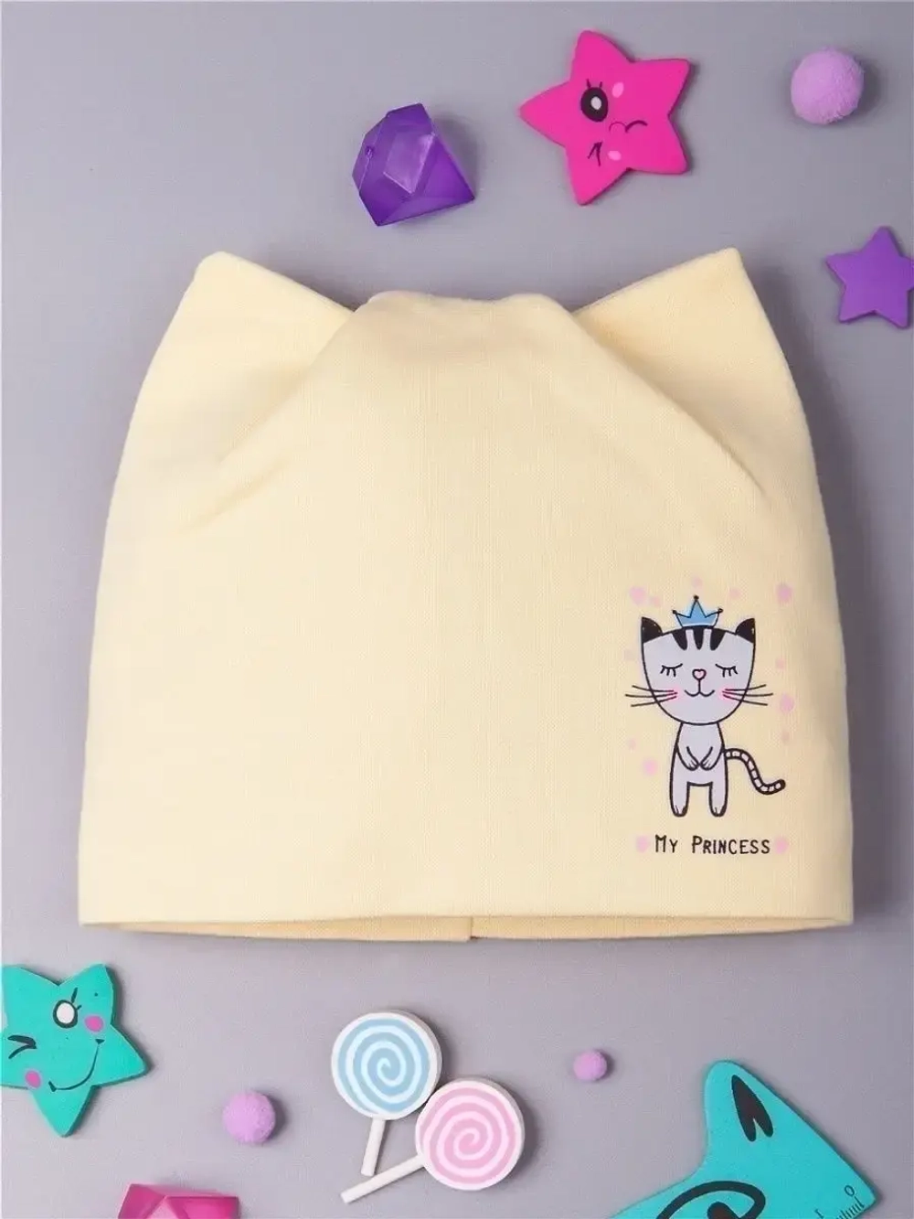 Шапка для девочки осенняя