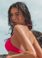 Раздельный пуш-ап купальник Taylor (Размер: B/S) (Цвет: ярко-розовый)