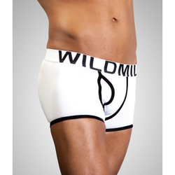 Мужские трусы боксеры белые Wild Milk Cutie Boxer White