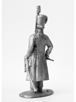 Оловянный солдатик Офицер Чугуевского полка в зимней форме, 1798-1800 г. г.