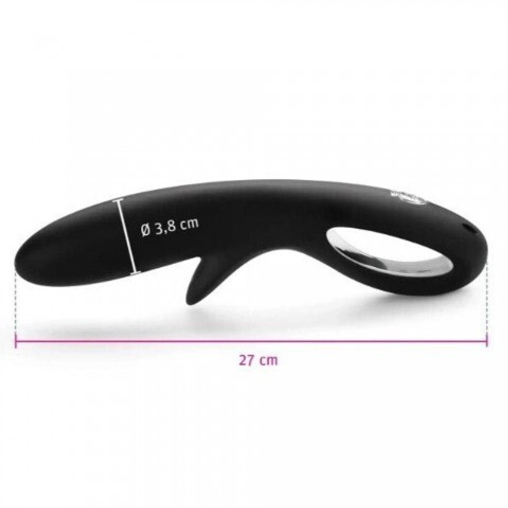 Стимулятор Mystim Tingly Timmy E-Stim серебряный (электростимуляция)