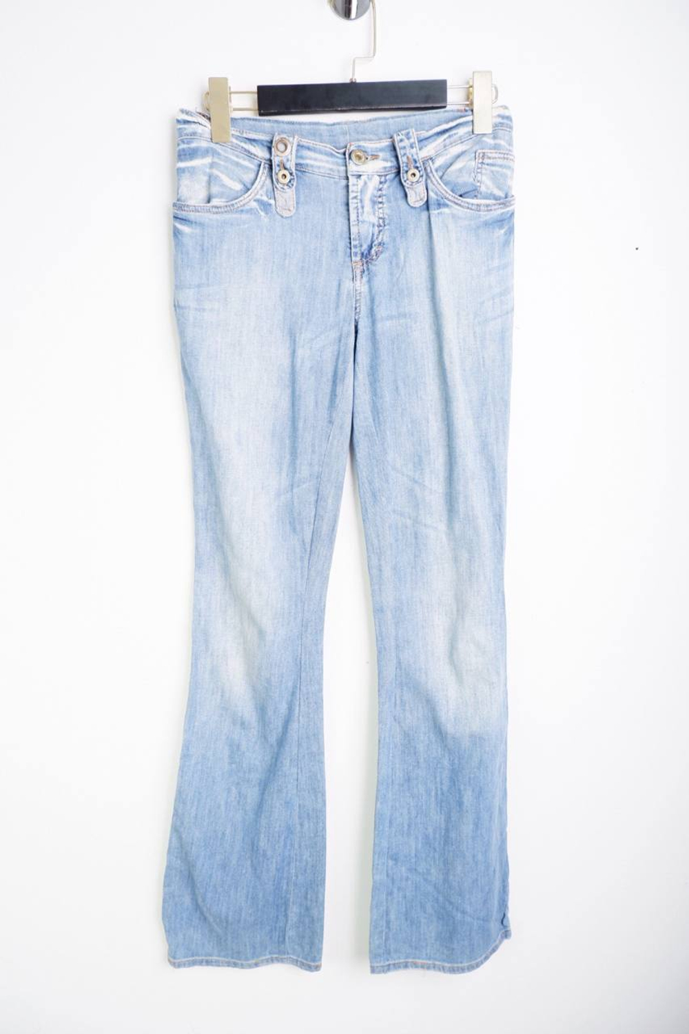 Джинсы для стильного образа, маркировка 26/40, визуально на 44 размер