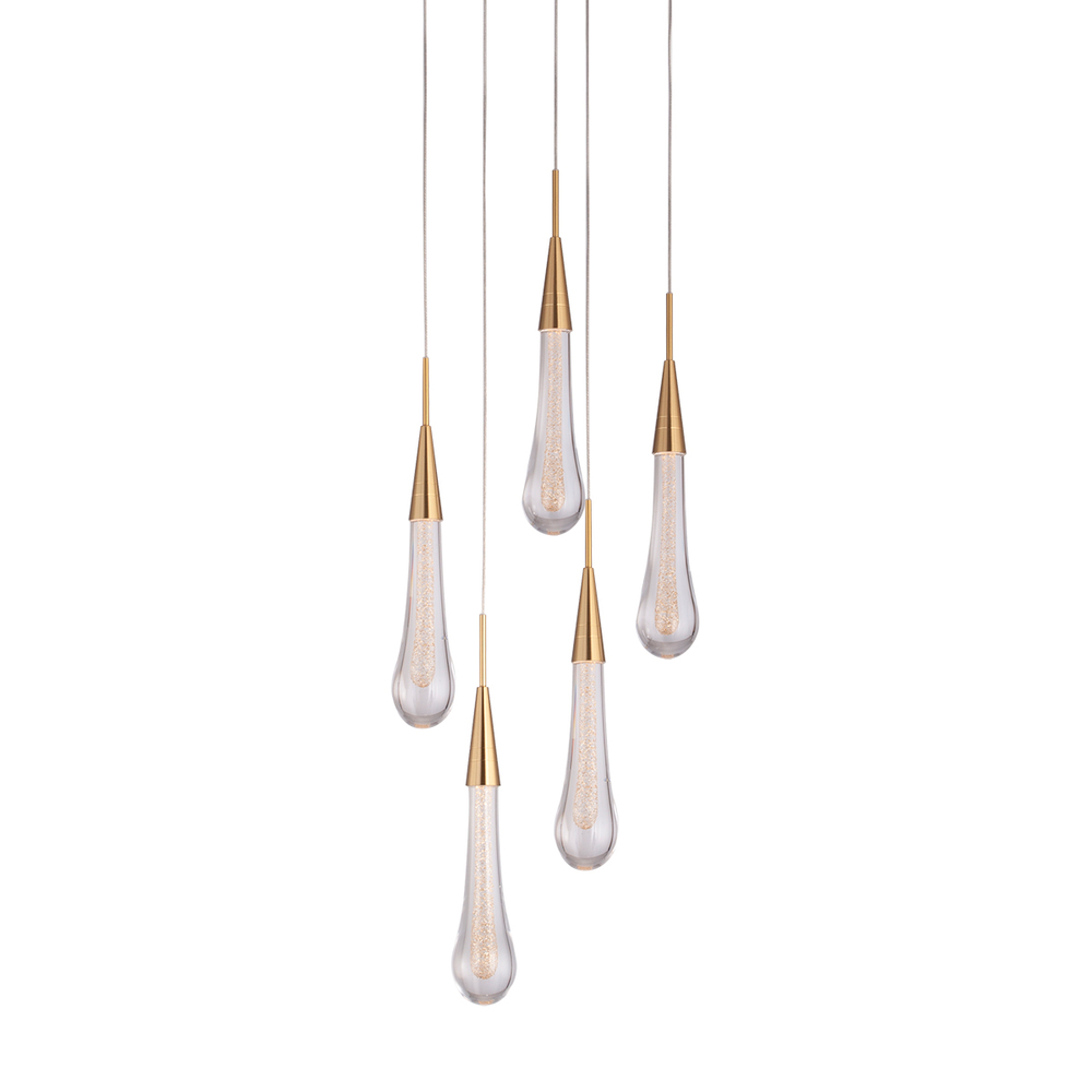 Подвесной светильник Pour 5A br.brass