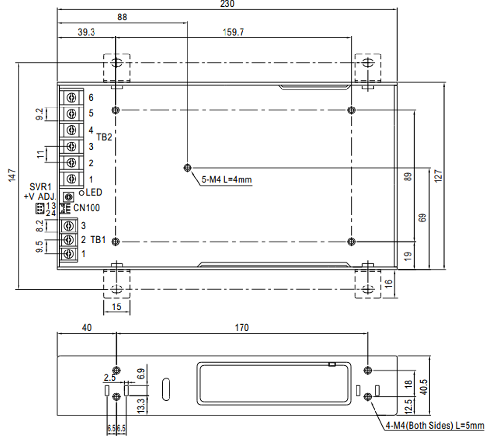Преобразователь AC-DC сетевой Mean Well RSP-500-48