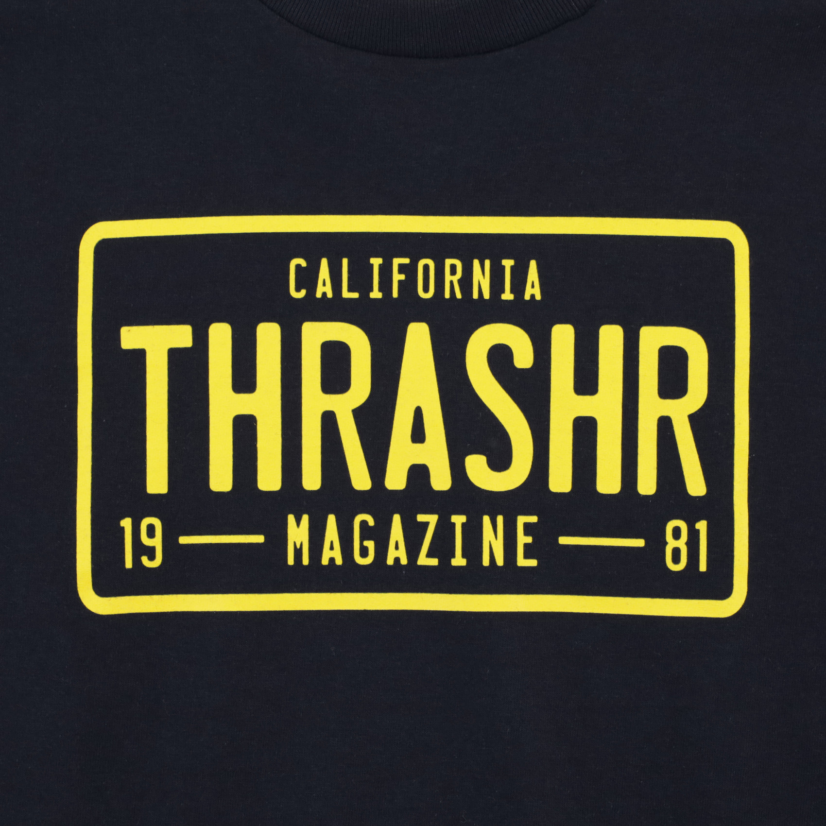 Футболка Thrasher License Plate (black) артикул: - купить в магазине Дайс