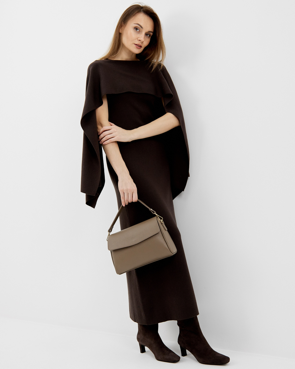 Сумка 571 03 тауп темный