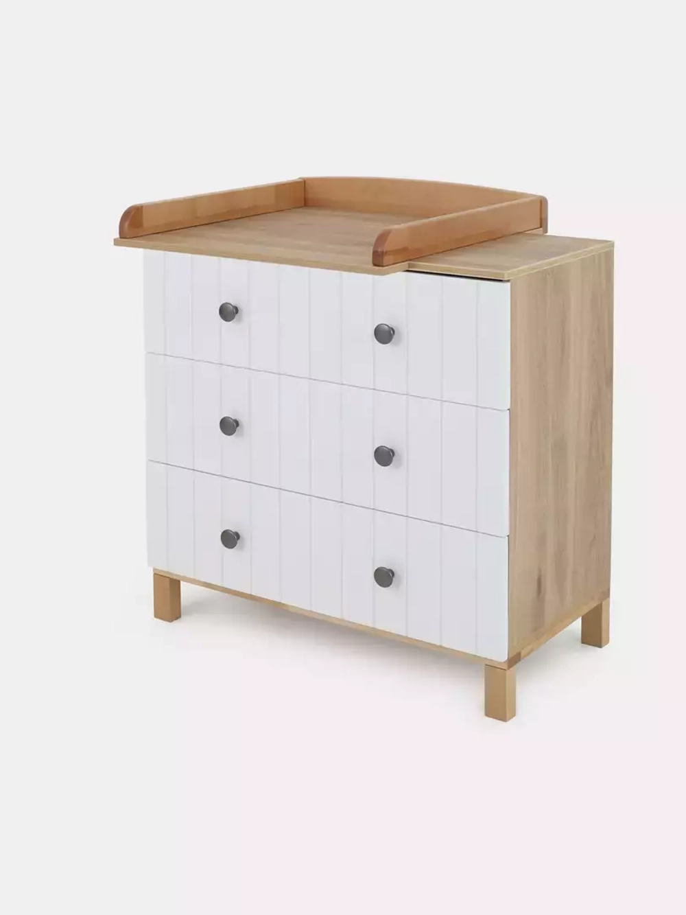 Комод RANT "BAMBOO" 84см 3 ящ. (арт.108) Cloud White