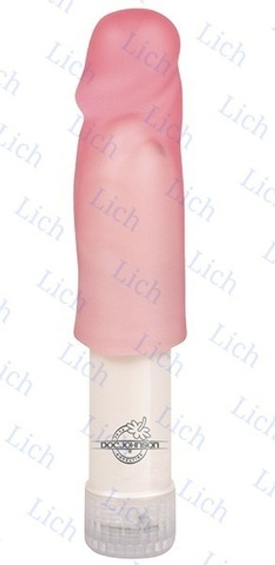 Вибратор с розовой насадкой BRUTE