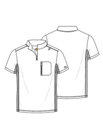 Топ медицинский мужской Dickies Prints DK860, черный, 4XL