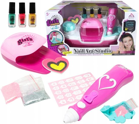 Детский набор для дизайна ногтей "Nail art studio"