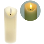Сувенир с подсветкой «Свеча восковая - Искра» 5,3*15 см - облита воском (работает от батареек 2 АА)