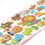 Наклейки детские Alingar, 9,5 см х19 см, "Морские, буквы монстрики", 3D, (анг.буквы, морские животные), полимер, объемные, европодвес