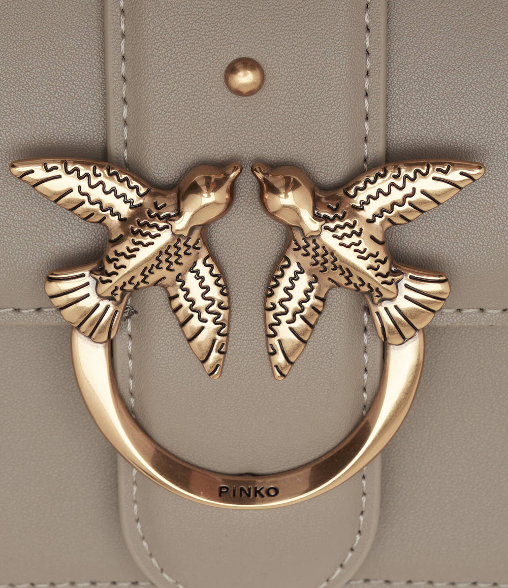 Skórzana наплечная сумка LOVE ONE MINI CL PLTT Pinko - серый(100059 A0F1)