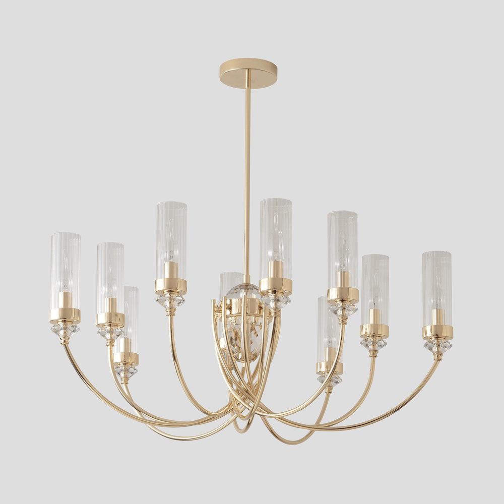 Люстра Crystal Lux SECRET SP10 GOLD